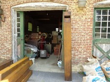 Very Large Vintage Architectural Salvage Pipe Organ Wood Box Pipe Tube, Flute,a