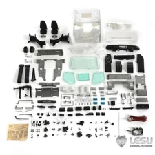 LESU 1/14 Cab Shell KIT for RC Tractor Truck W/ Light Battery Compartment