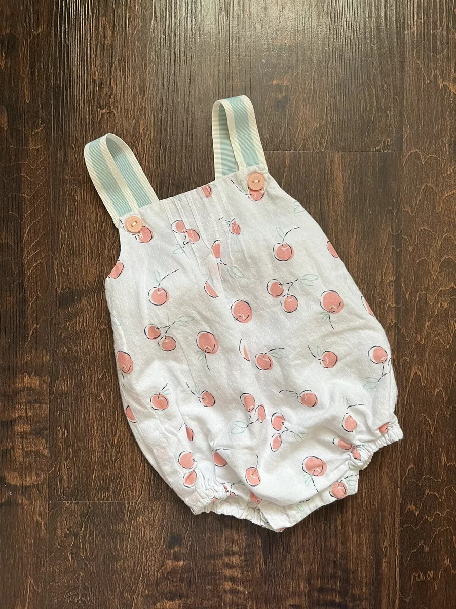 Cynthia Rowley Delicate Cherry Romper Baby Girl Size 3 6 Months