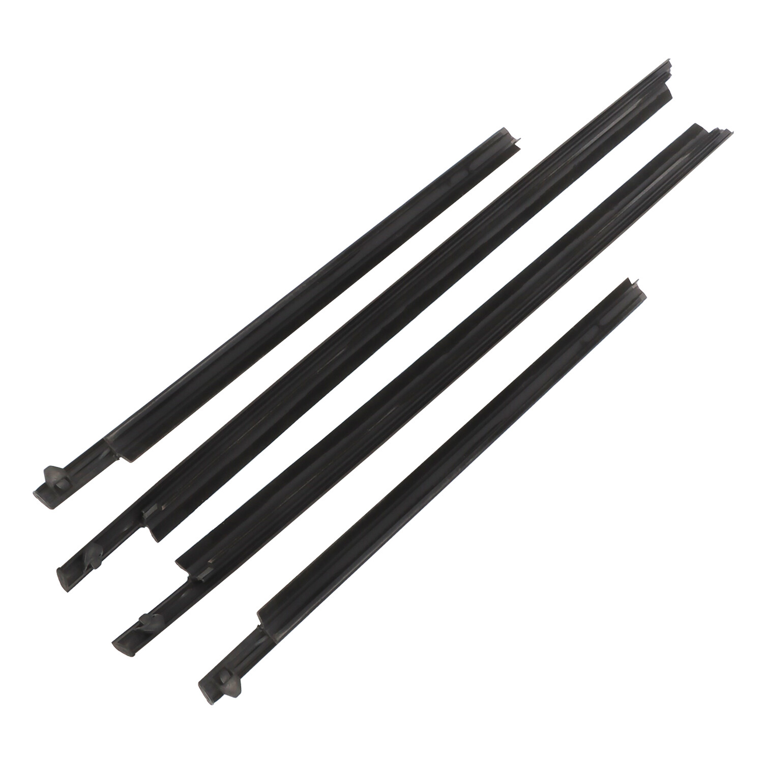 4PCS For TOYOTA 4RUNNER 1996-2001 Door Glass Belt Outer Molding Weatherstrip