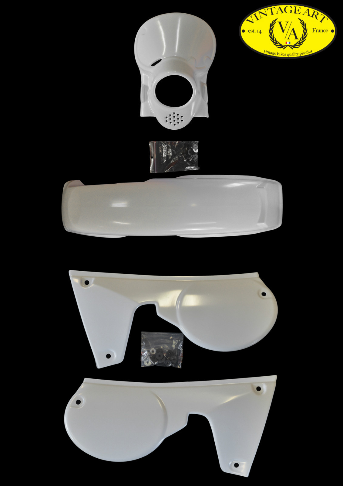 Kit plastique Aprilia 125/250 RC 1979 idéal pour les sorties en motocross vintage et enduro