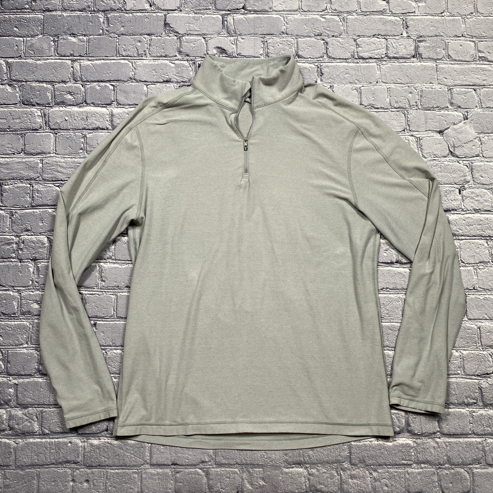 Lululemon Men's Heather Vapor Gray Soft Jersey Half Zip XL – Premium Athleisure