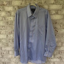 Statements Men's Button Down Dress Shirt Size 32/33 XL Neck Size 17 1/2