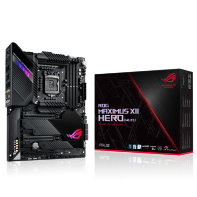 Asus Rog Maximus XII Hero (Wi-Fi) ATX Motherboard For INTEL Z490 LGA1200 DDR4