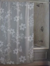 M. Style Natura Fabric Shower Curtain 70" x 72" NIP