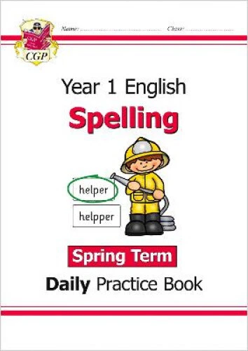 KS1 Spelling Year 1 Daily Practice Book: Spring Term (CGP Year 1 Daily - Foto 1 di 2