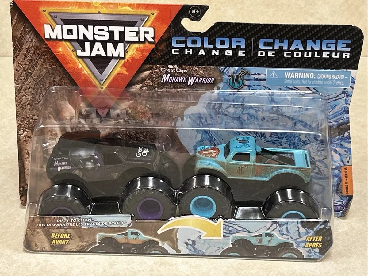 Monster Jam: Color-Changing Die-Cast Monster Trucks 2-Pack, 1:64 Scale