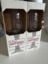 2 Brand New “The Original Rednek Wineglasses” 