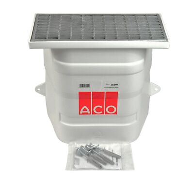 ACO Lüftungsschacht 40x40 ohne Boden Kellerschacht + Maschenrost Lüftung Keller