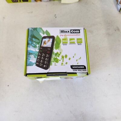 Max Com MM720BB 2G SIM-frei/entsperrt SCHWARZ - Seniorentelefon KOSTENLOSER VERSAND