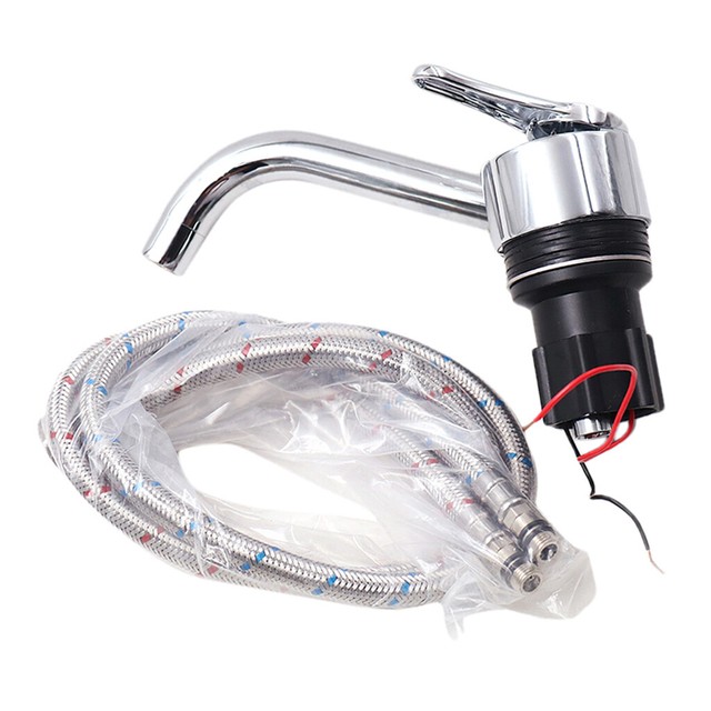 Hi Rise RV Kitchen Sink Faucet Swivel Bone Camper Trailer Motorhome 8" Spout eBay