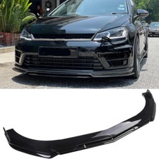 Gloss Front Bumper Lip Splitter Spoiler Body Kits For VW Golf GTI MK6 MK7 MK7.5