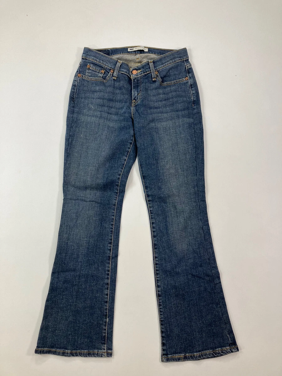 LEVI S 529 CURVY BOOTCUT Jeans W28 L30 Navy Great Condition