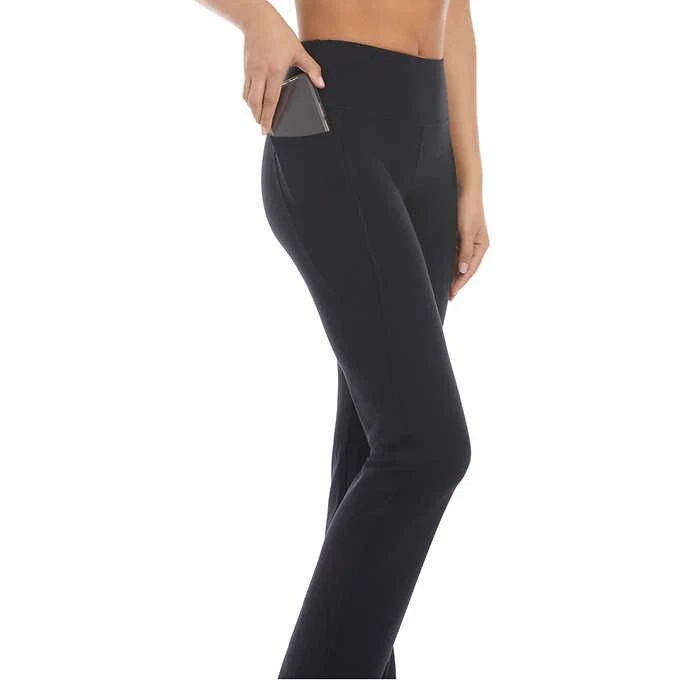 Jockey High-Rise Side Pockets Moisture Wicking Active Yoga Pants A15