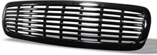 For 97-04 Dodge Dakotadurango Glossy Black Horizontal Front Bumper Grill Grille