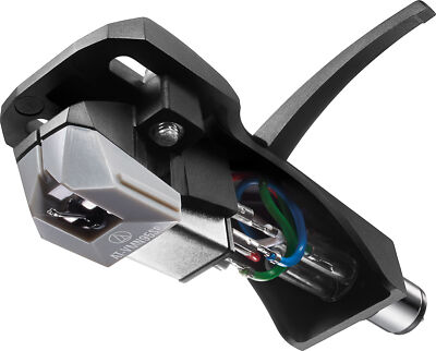 Audio-Technica AT-VM95SP/H phono cartridge on headshell