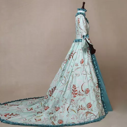 Mujeres Vintage Medieval Victoriano Vestido Renacimiento Vestidos de Baile Vestidos Disfraz - Imagen 6 de 13