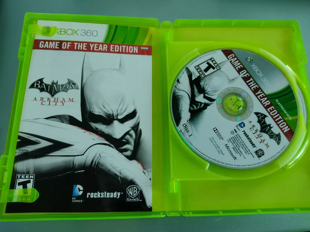 Batman Arkham City Game of The Year Xbox 360