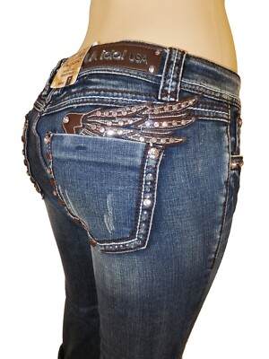NEW - LA IDOL Wing-Bling Capris - SZ  0,1,3,5,7,9,13