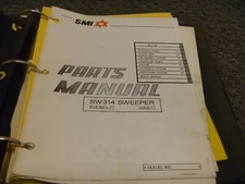 SMI SW314 Towed Rotary Sweeper Parts Catalog Manual xz
