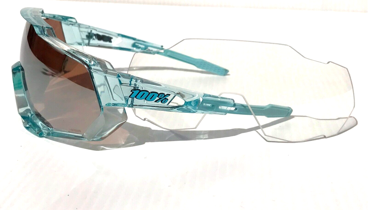 100% サングラス Racetrap 3.0 Translucent Mint 100% Racetrap 3.0 Polished Translucent Mint / HiPER Silver