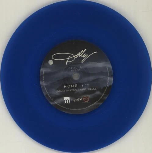 RSD 2014 DOLLY PARTON Home Blue Smoke 7" Sealed Limited Edition blue Vinyl NEW B - Image 3 of 3