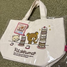 Rilakkuma Mini Tote Bag 2010 Heisei Retro Canvas Character Bag Used