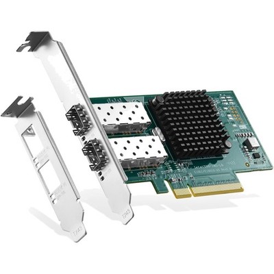 2 Port 10G SFP+ PCIe Netzwerk Adapter, Intel X520 82599 LAN Controller, 10G/1...