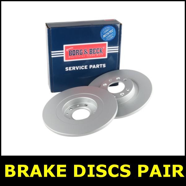 Brake Discs Pair Rear Fits CITROEN C4 C5 DISPATCH 1.2 1.5 1.6 2.0 6CAA