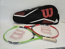 Wilson Federer 23 3 5/8 25 3 7/8 Tennis Rackets w/Carrying Case FREE SHIP