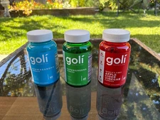 3 Pack Goli Gummies Supergreens Probiotic Blend Apple Cider Vinegar Ashwaghanda