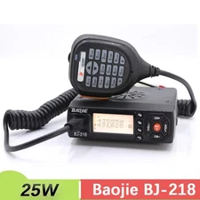 BAOJIE BJ-218 Mini Mobile Radio 25W UV Dual Band 136-174 & 400-470MHz FM Radio