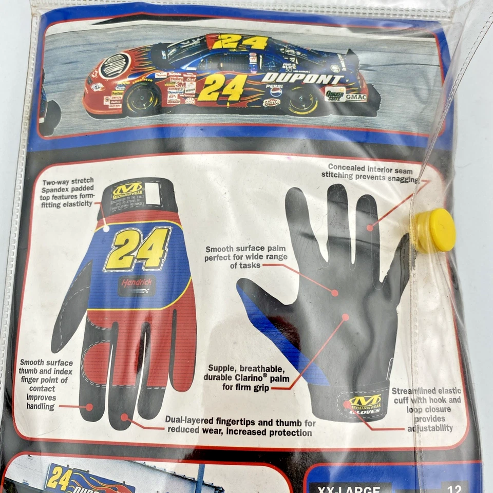 Guantes Mechanix Wear Jeff Gordon #24 Auténticos Pit Crew con Licencia Oficial Med Foto 4 de 4