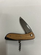 Wichard 10181  AQUATERRA Coltello Inox C/ Manico In Legno d’ulivo