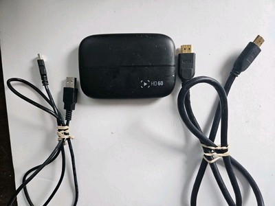 Elgato Game Capture HD60 External HDMI Digital Video Capture Device + HDMI & USB