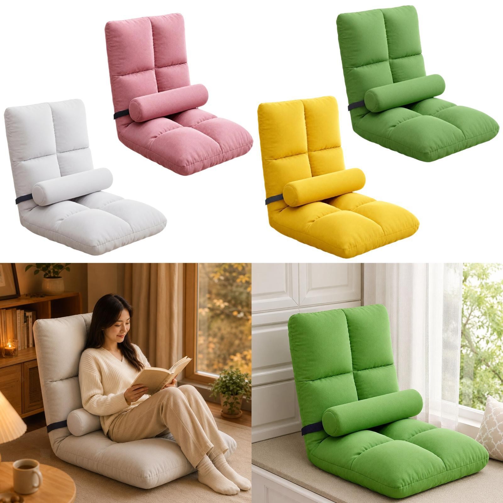 Floor Chair Back Support Breathable Gaming Sofa Chair