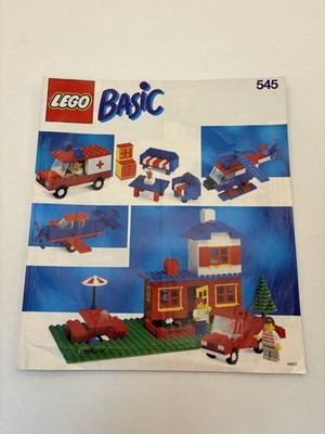LEGO  Bauanleitung System 545 Basic Grundbaukasten Instruction ungelocht 13