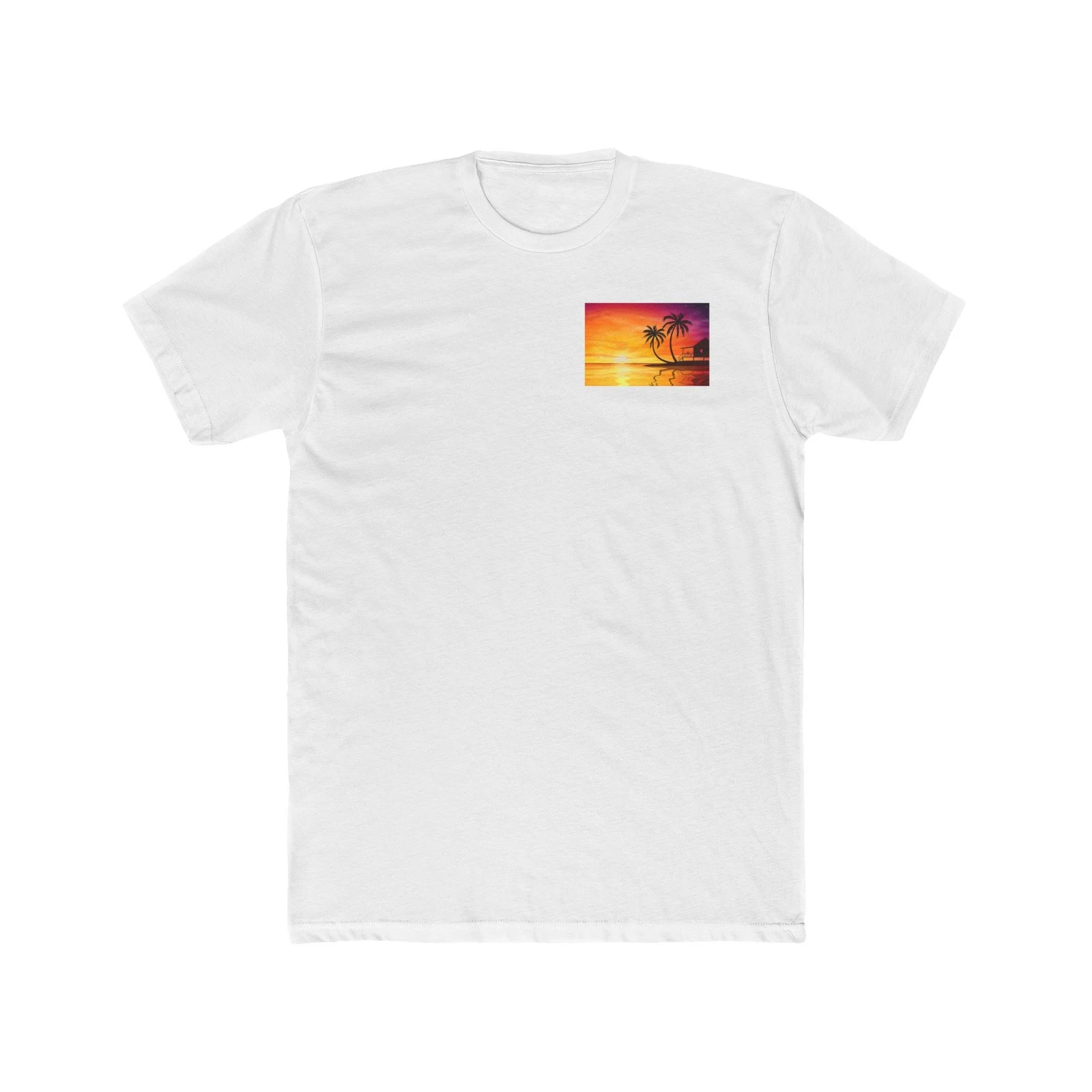 Tropical Sunset Unisex Cotton Crew Tee, Beach Shirt, Vacation Wear, Summer [...]
Opens in a new wind