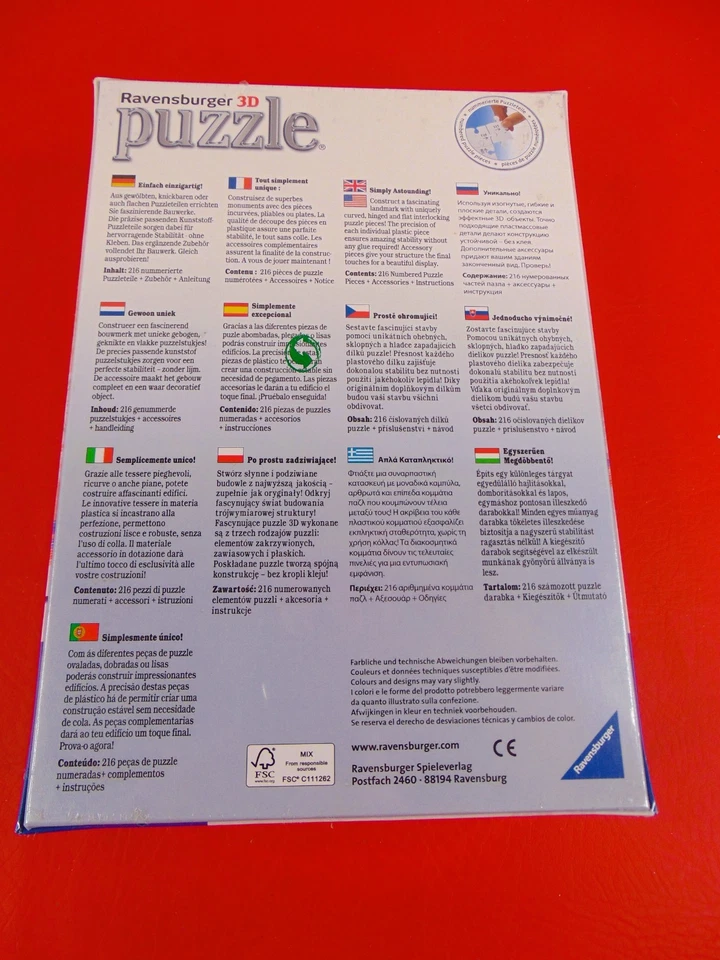 Ravensburger NEW 3D Puzzle Empire State Building FLAG EDITION - Image 2 of 3