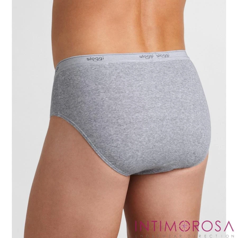 Slip sloggi midi uomo cotone elasticizzato 2 pezzi - Immagine 4 di 4
