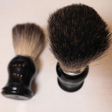 Classic Shaving Brush for Men   Pure Badger Hair Bristles, Premium Black Resi...