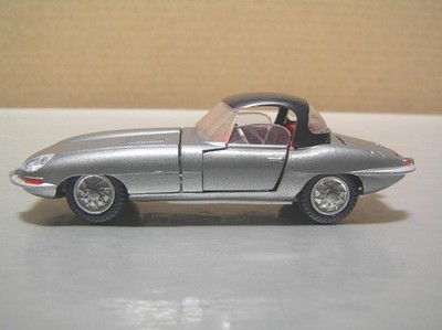 Tekno 927 Jaguar E Type gray metallic made in Denmark 1/43 scale