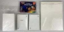 Lot of 345 Sheets Glossy Photo Paper 285 Sheets 4x6 + 60 Sheets 8.5x11 Inkjet