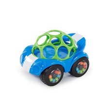 Oball Easy Grasp Rattle  Roll Toy Sports Car BPA-Free Infant Crawling Blue