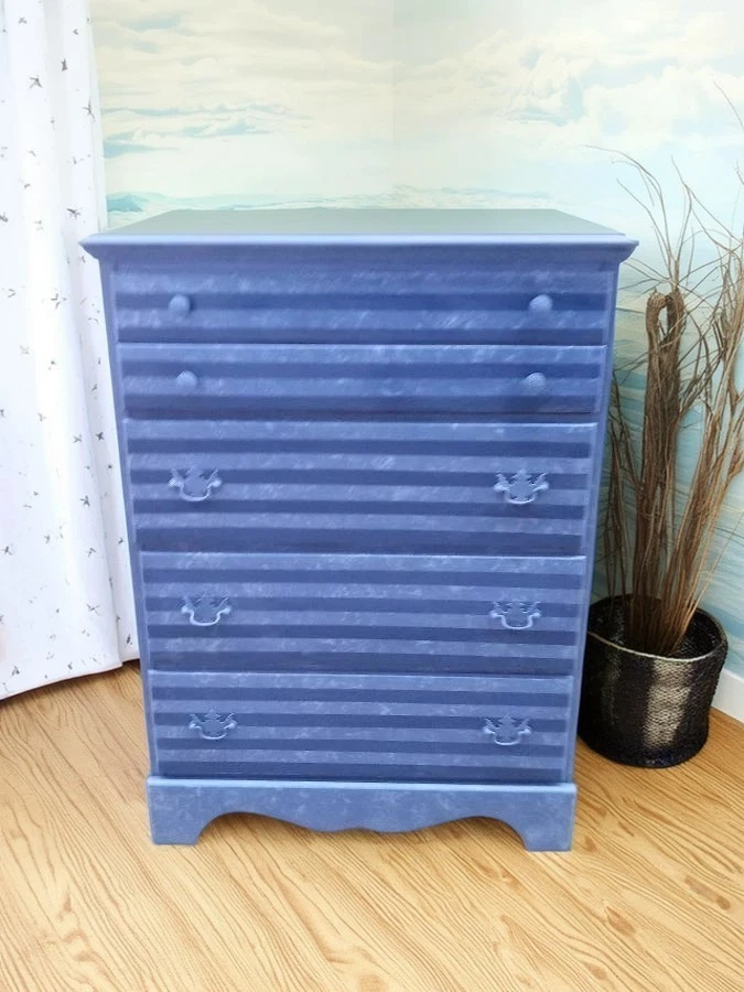 Cómoda/cómoda estilo casa de playa - arce macizo Foto 4 de 4