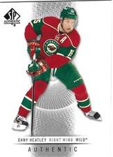 2012-13 SP Authentic - Dany Heatley #93 Minnesota Wild