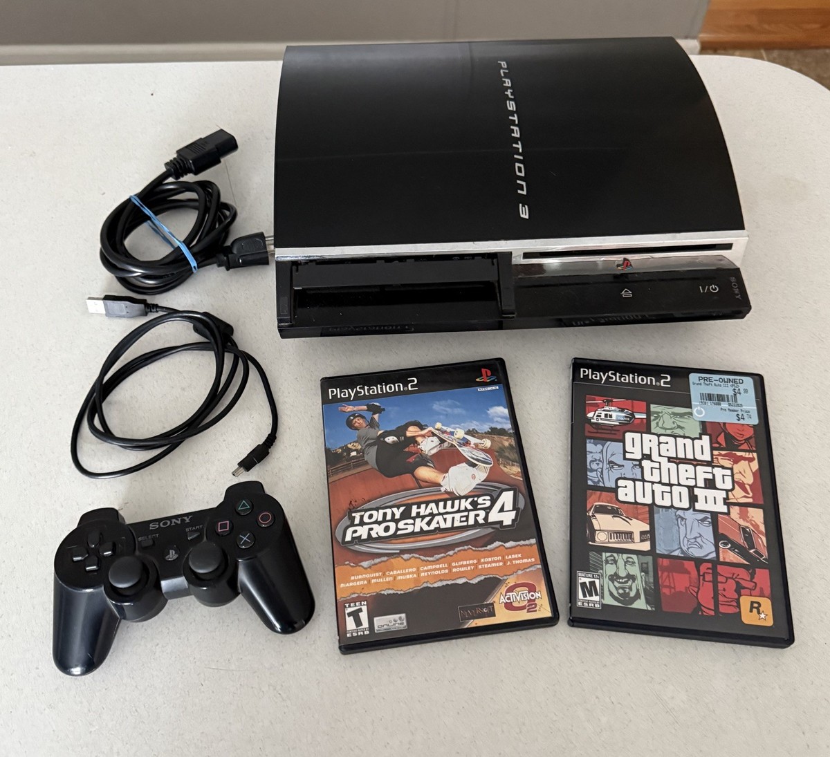 Sony PlayStation 3 Backwards Compatible PS3 Console Bundle CECHA01