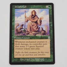 MTG Druid's Call - Odyssey - Magic the Gathering Card Vintage Uncommon Green