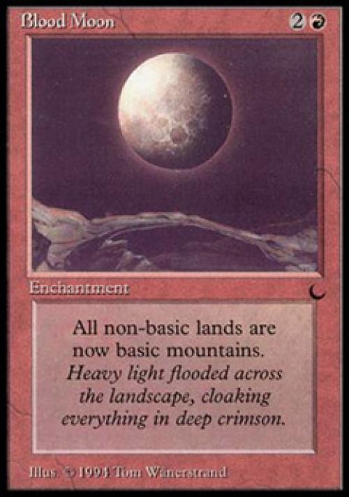 MTG English Blood Moon NM Normal The Dark