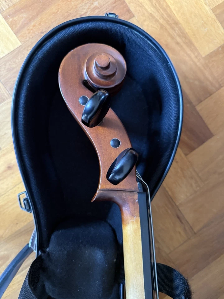 Enrico Student Plus II Cello Outfit 1/2 + Hard Case + Bow RRP$1899 - image 4 of 4